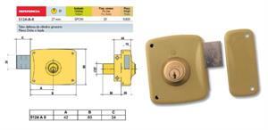 Cerradura sobreponer 5124 A/08 Derecha